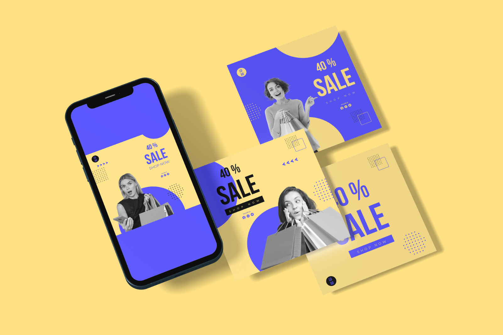 Shopping - Social Media Template-22-054