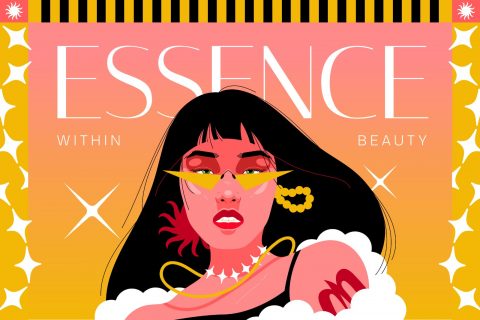 Flat Fashion Week Fullset Illustration