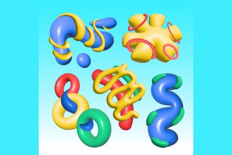 Abstract Shape Asset Illustration