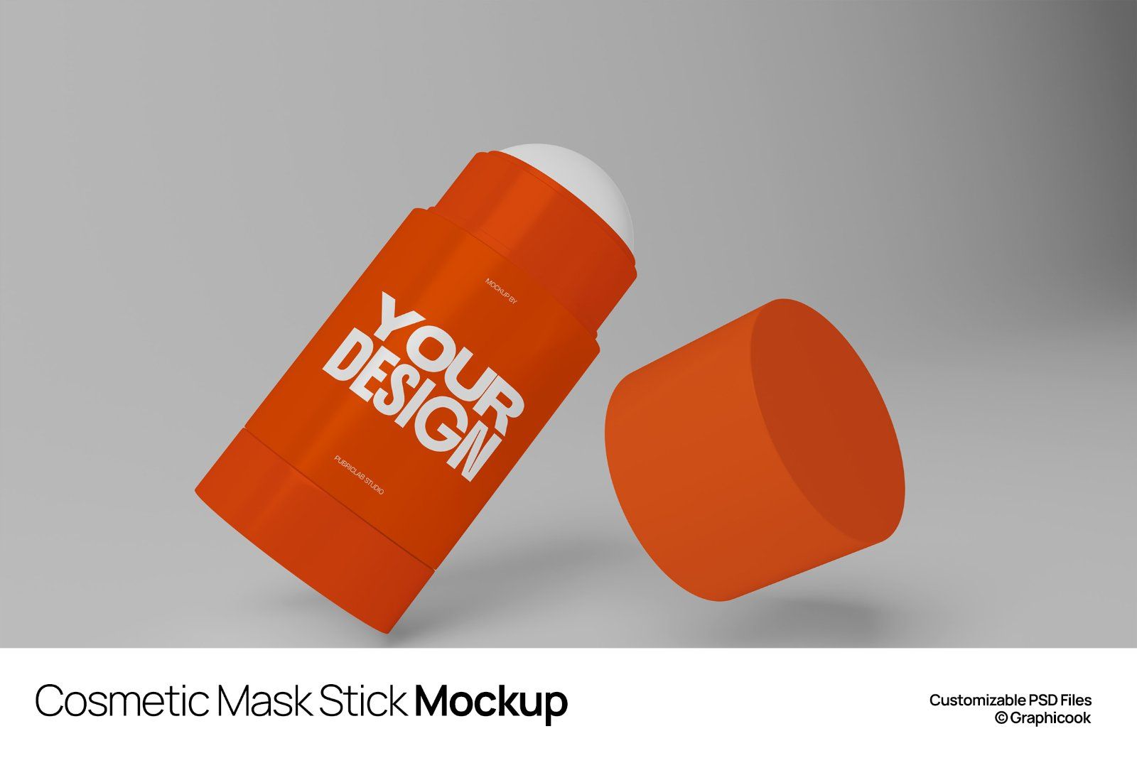 Cosmetic Mask Stick Mockup