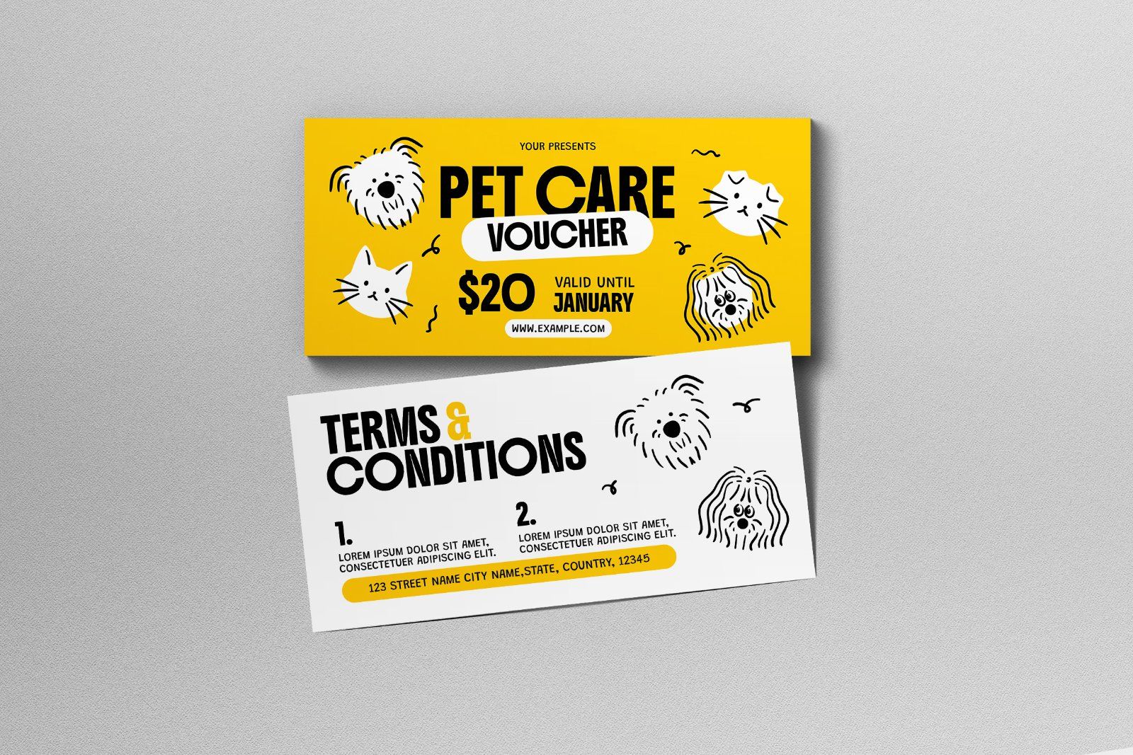 Pet Care Service Voucher