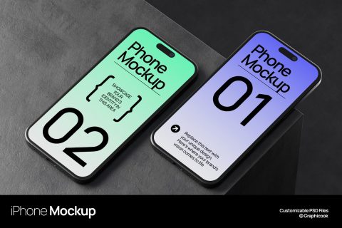 iPhone Mockup [Graphicook]