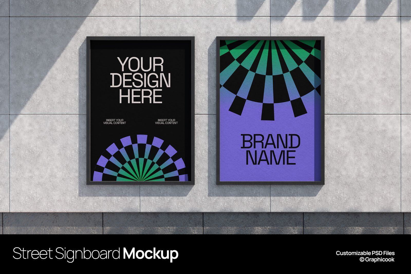 Street Signboard Mockup