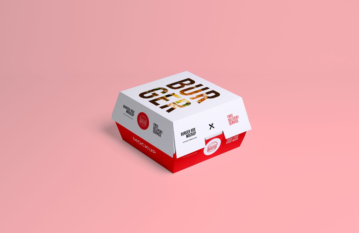 Burger Box Mockup