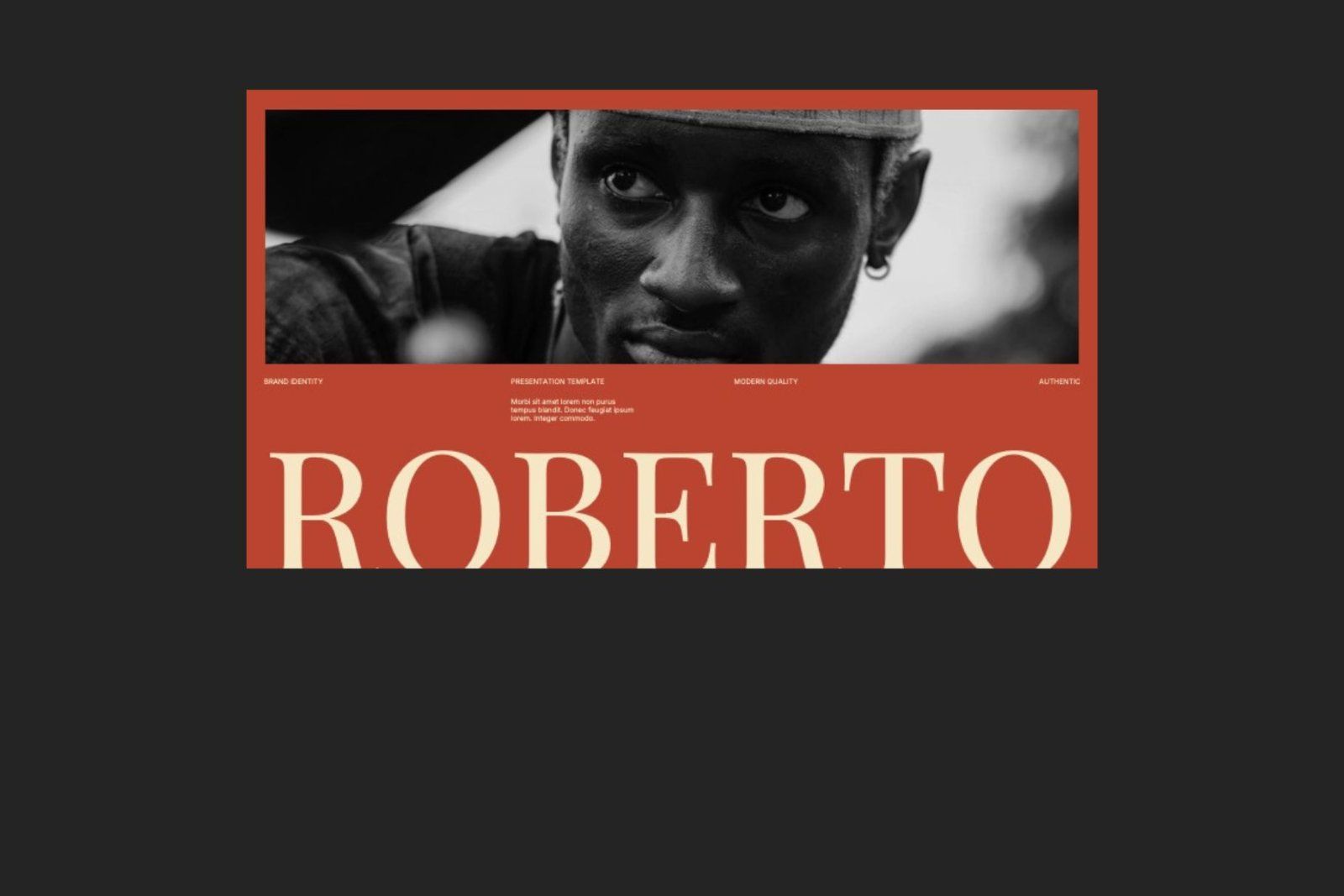 Roberto - Brand Identity PowerPoint Template