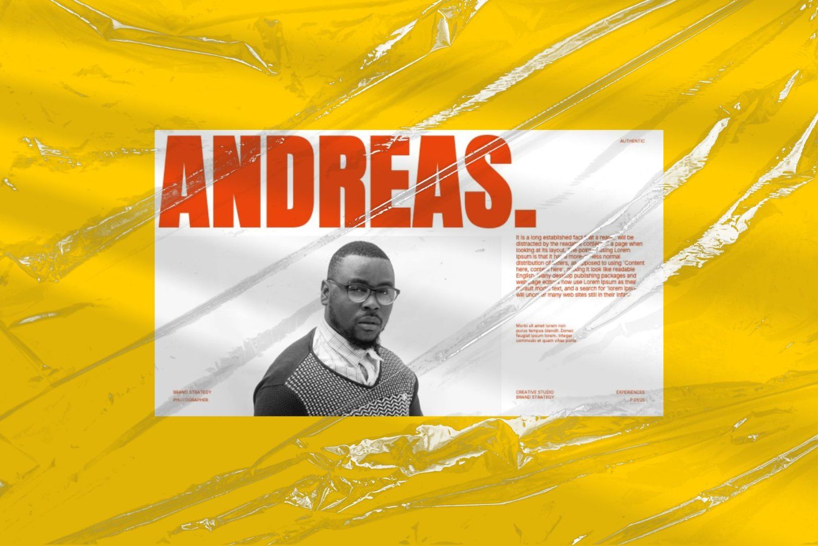 Andreas - Brand Portfolio PowerPoint Template