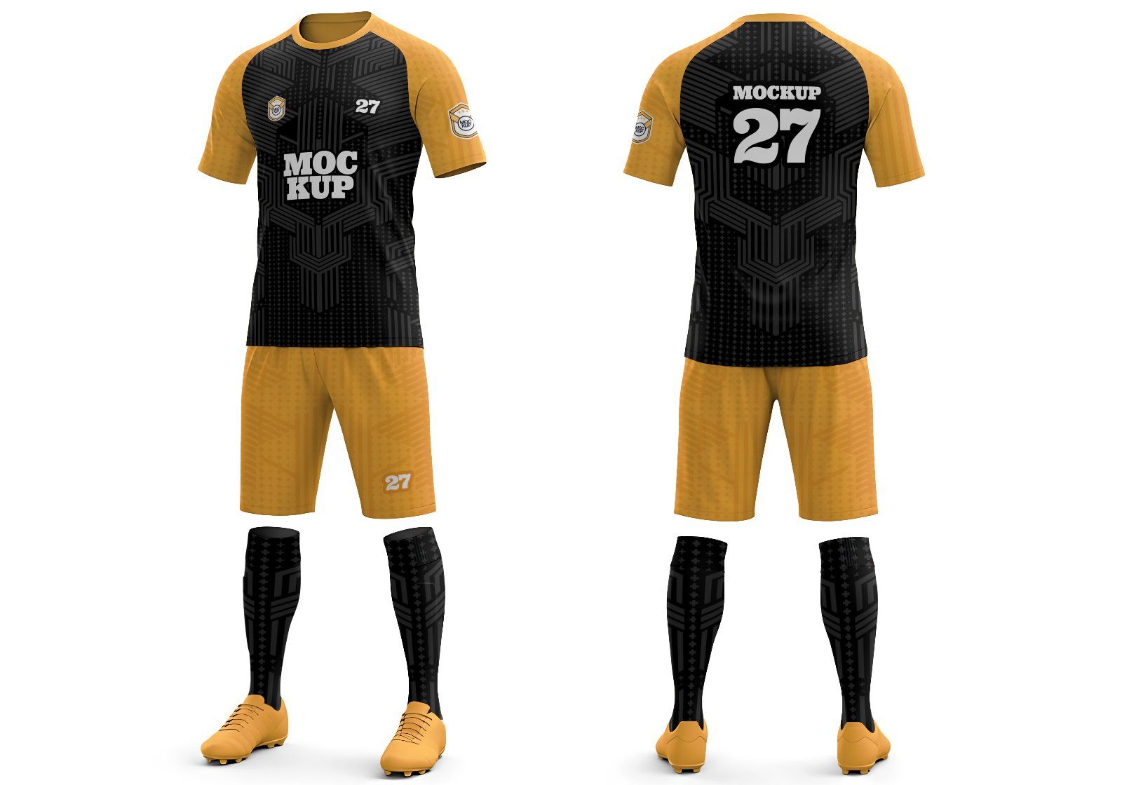 10 PSD Jersey Mockup Bundle – Football, Basketball, Polo, Soccer & Sportswear Uniform Kit