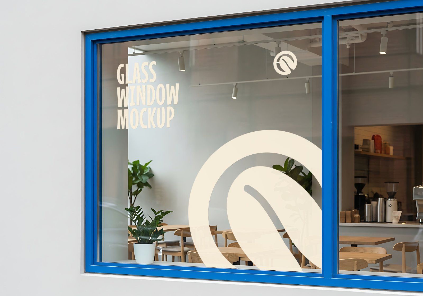 Premium Branding Cozy Black Coffee Shop Mockup