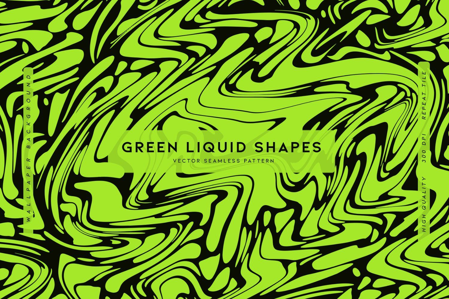 Green Liquid Shapes