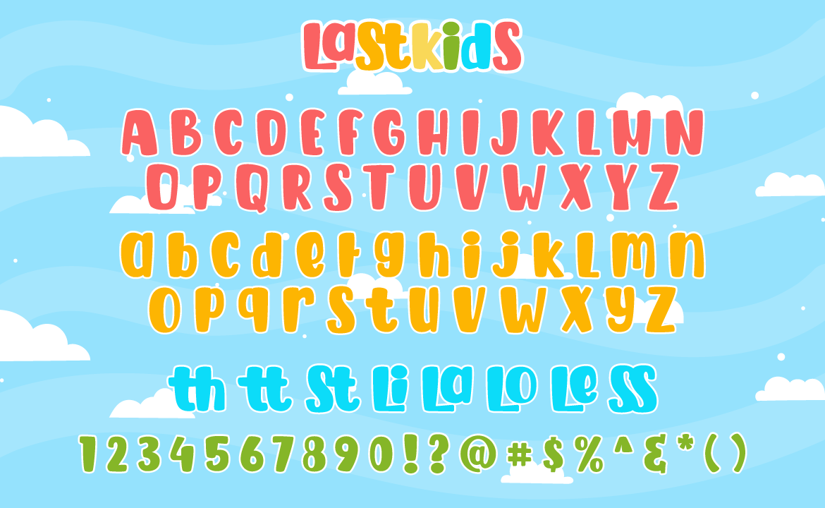 Lastkids - Funny Font
