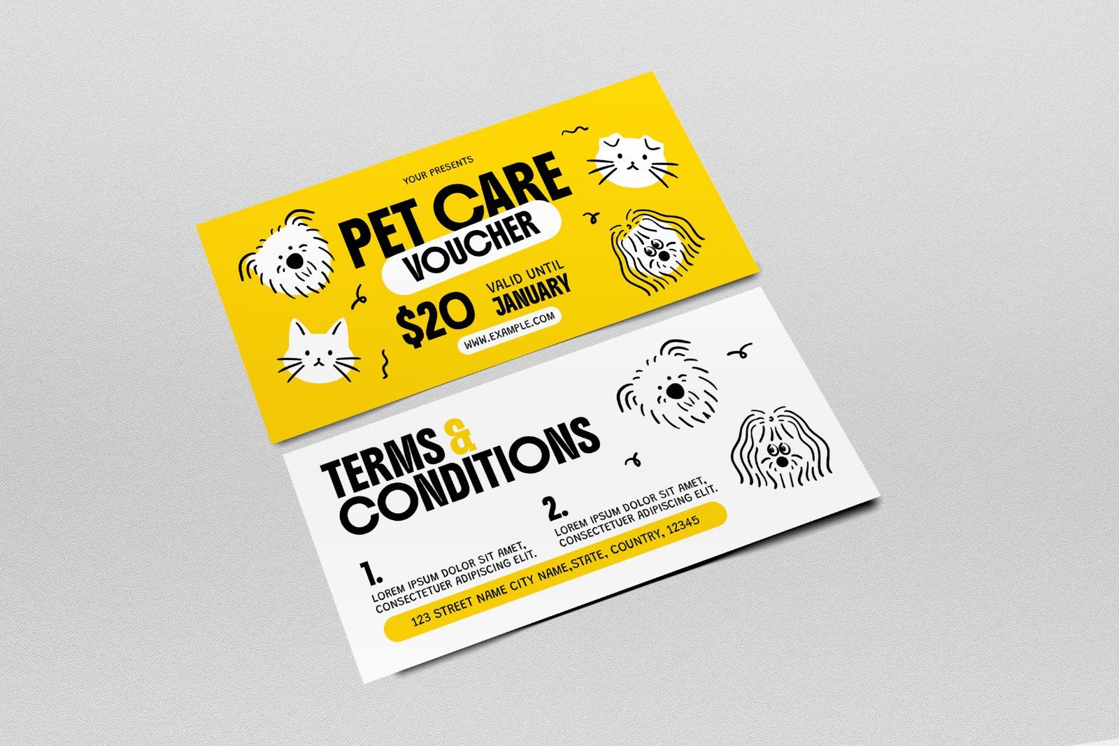 Pet Care Service Voucher
