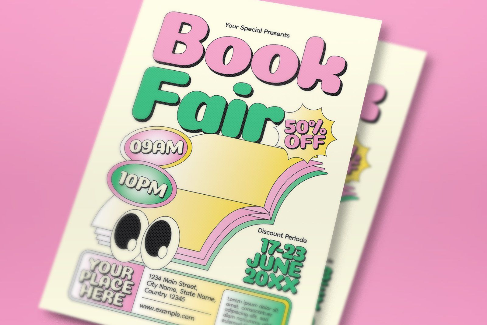 Book Fair Flyer Set