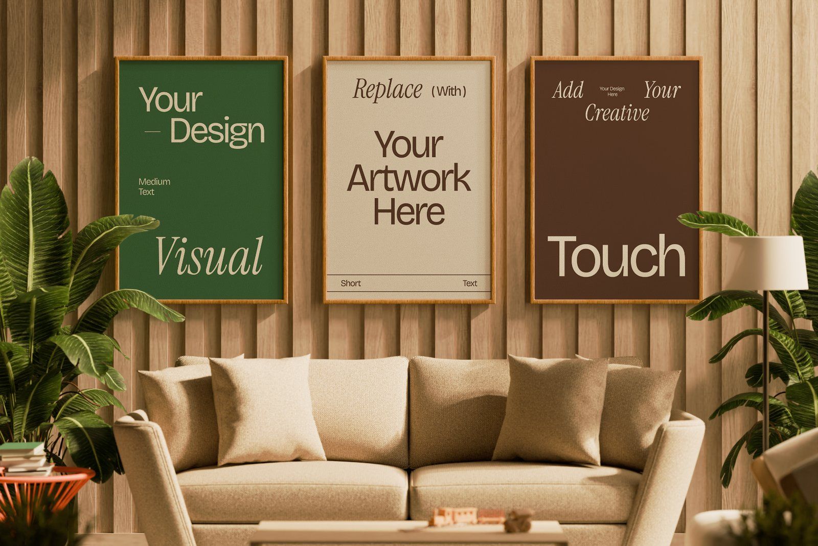 Cafe Wall Poster A1 Mockup