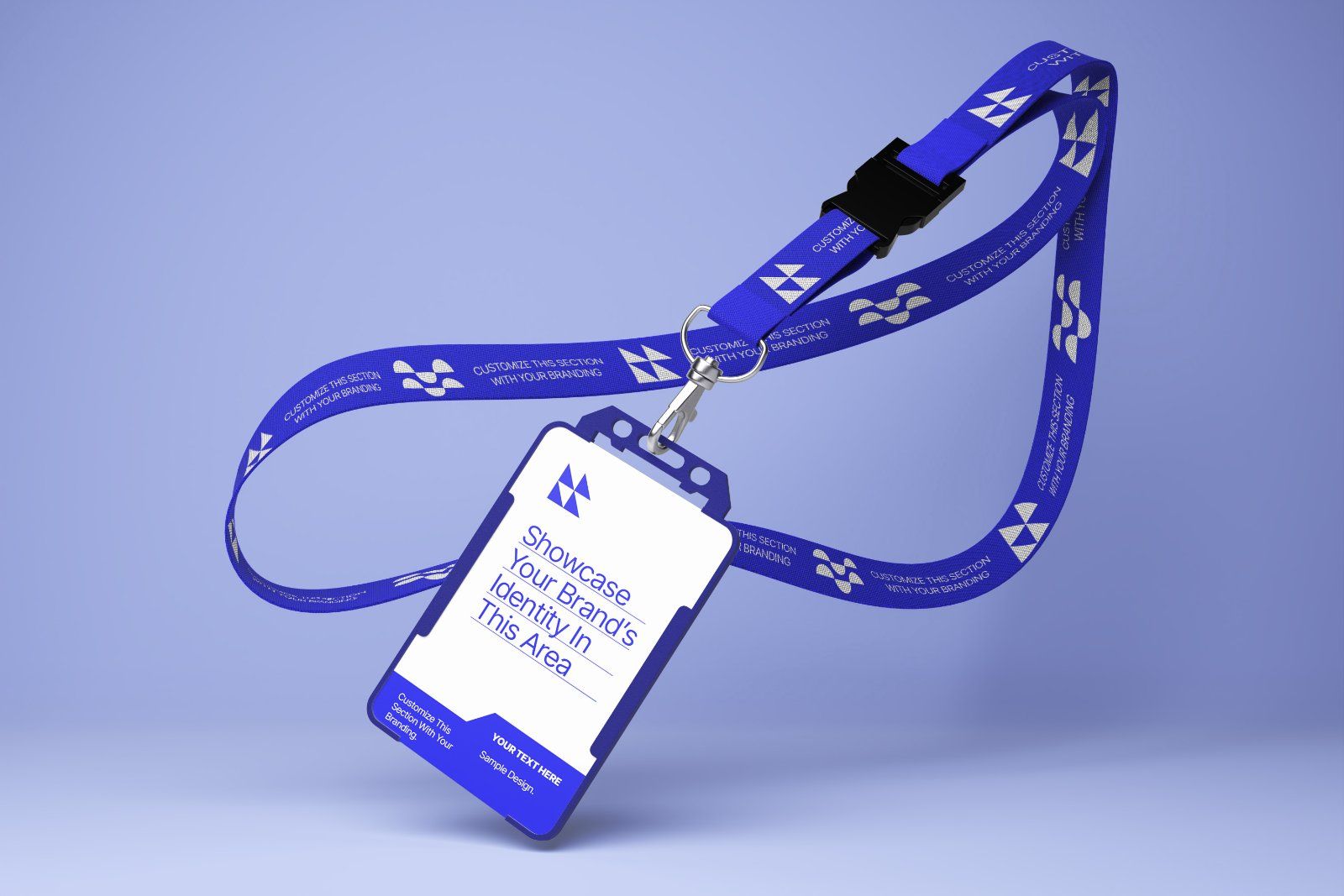 ID Card Holder Mockup