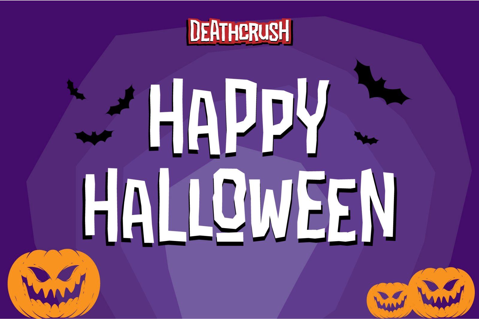 Deathcrush - Display Halloween Font