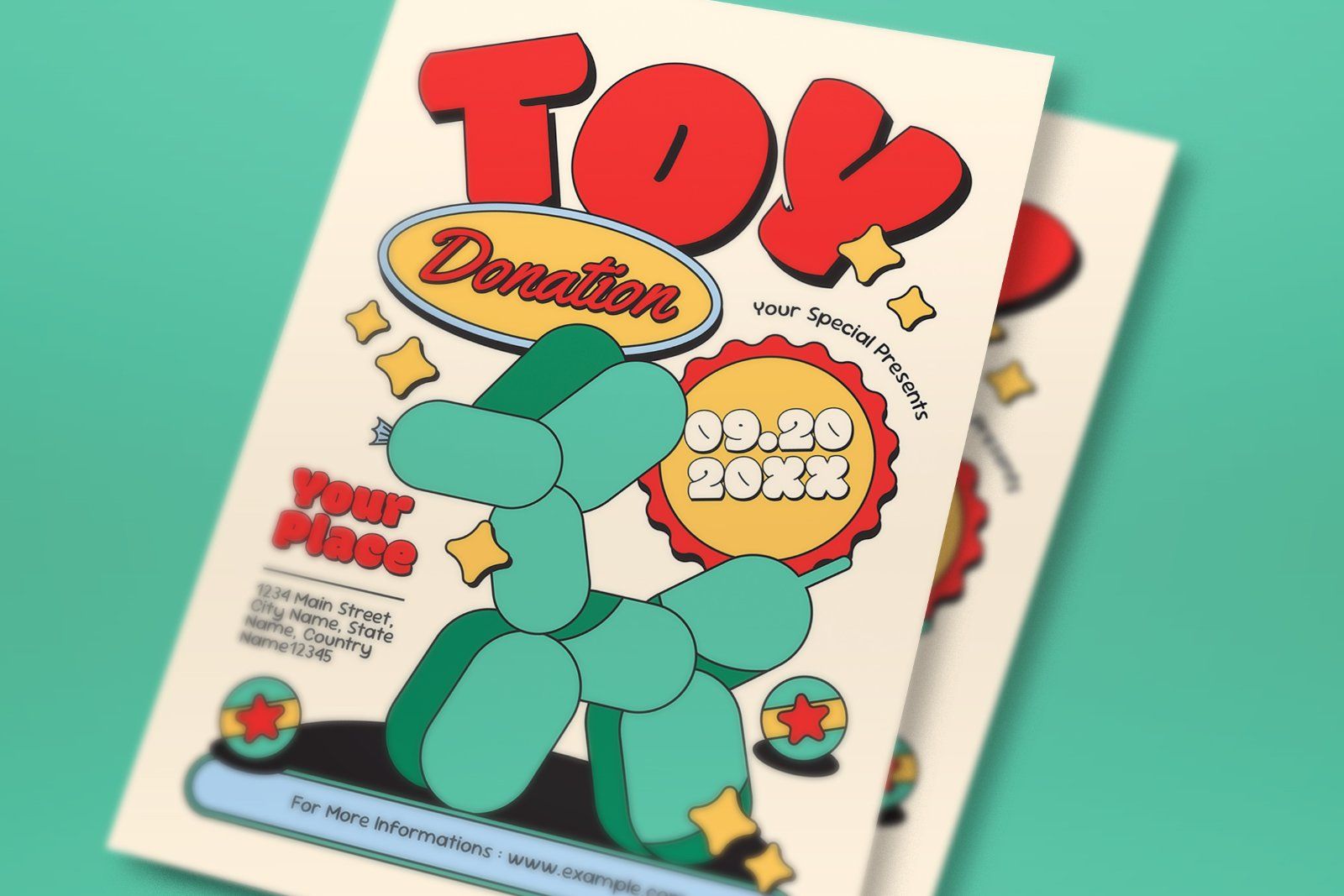 Toy Donation Flyer Set