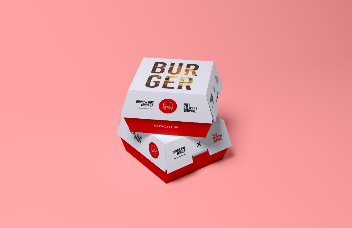 Burger Box Mockup