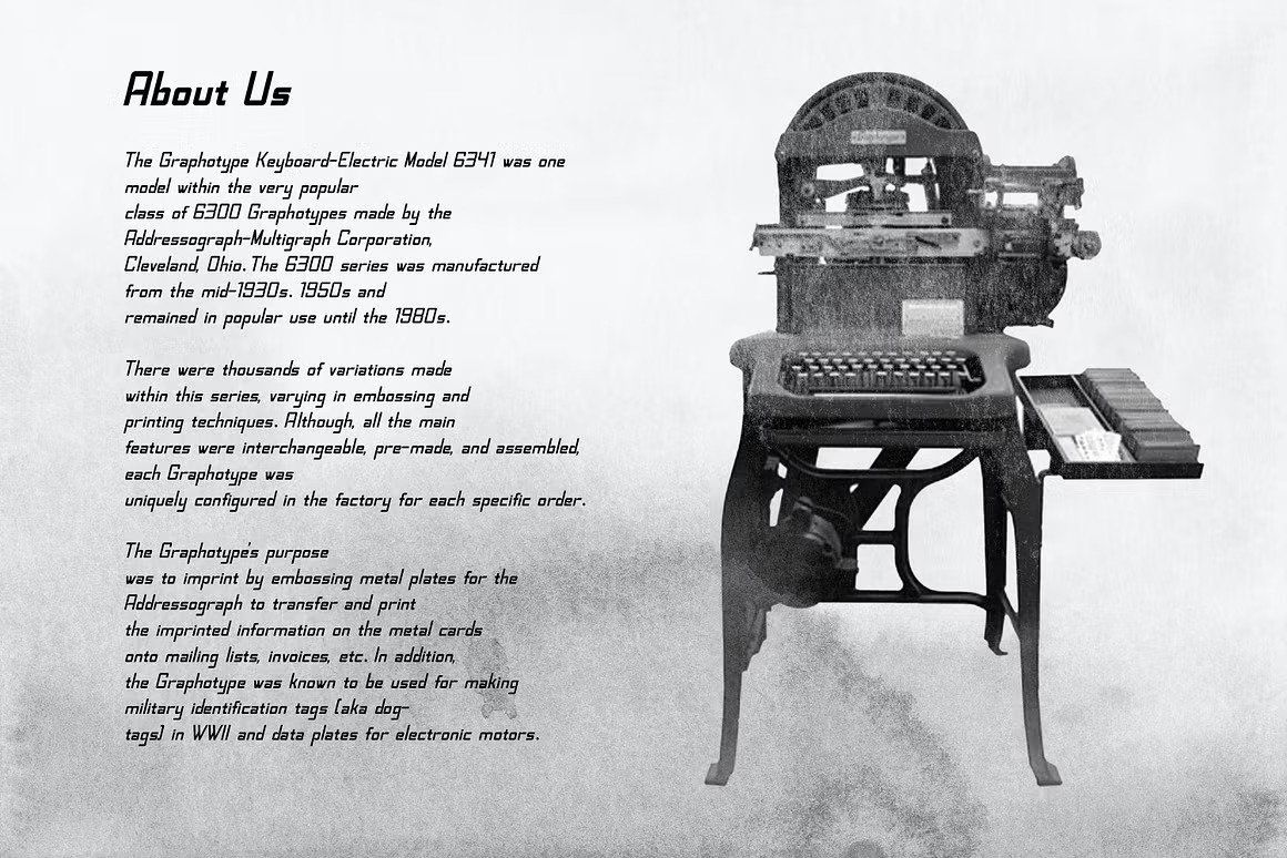 Graphotype Vintage Font