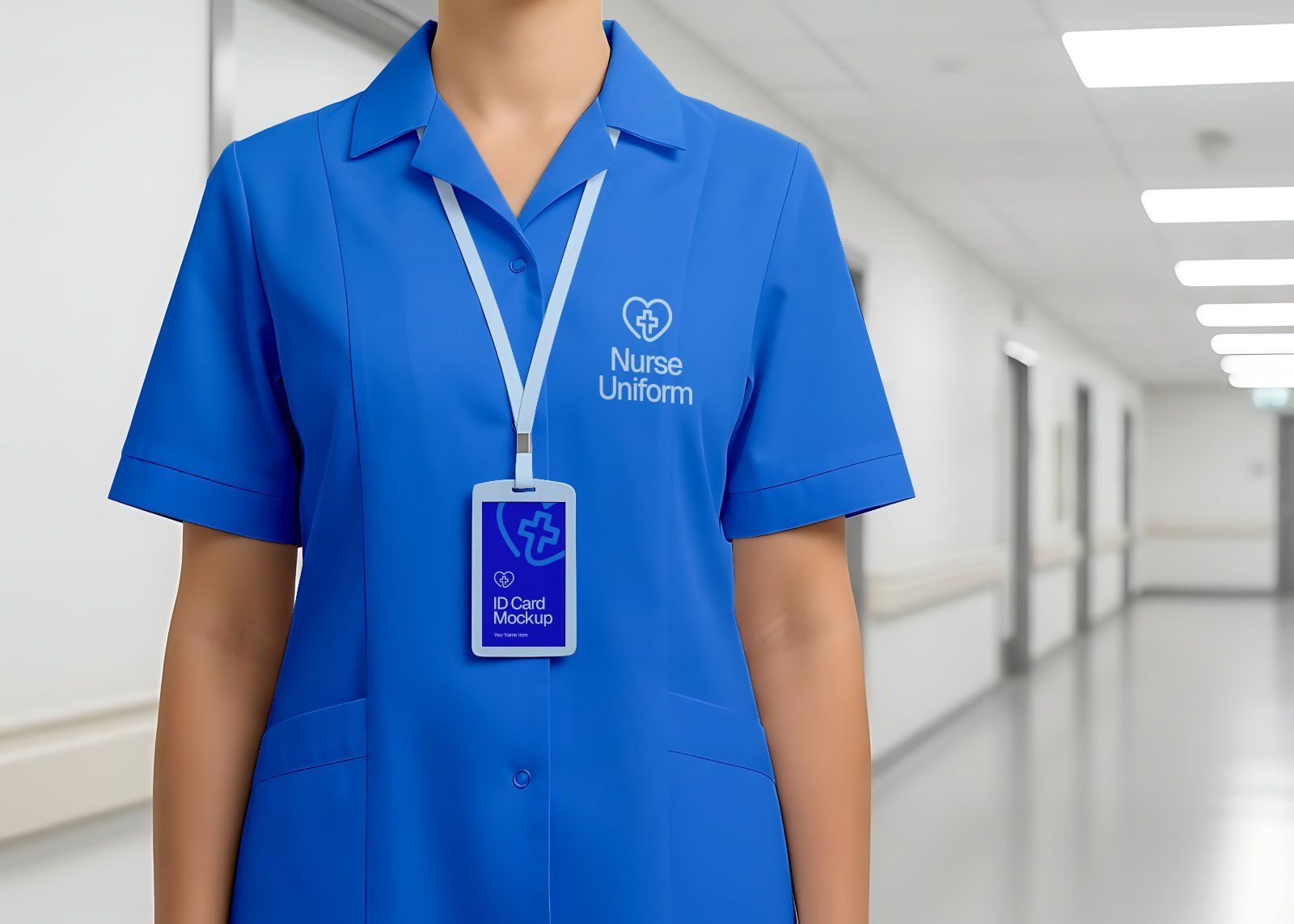 16 PSD Hospital Branding Mockup Kit – Ambulance, Nurse Uniform, Signage, Wayfinding & More
