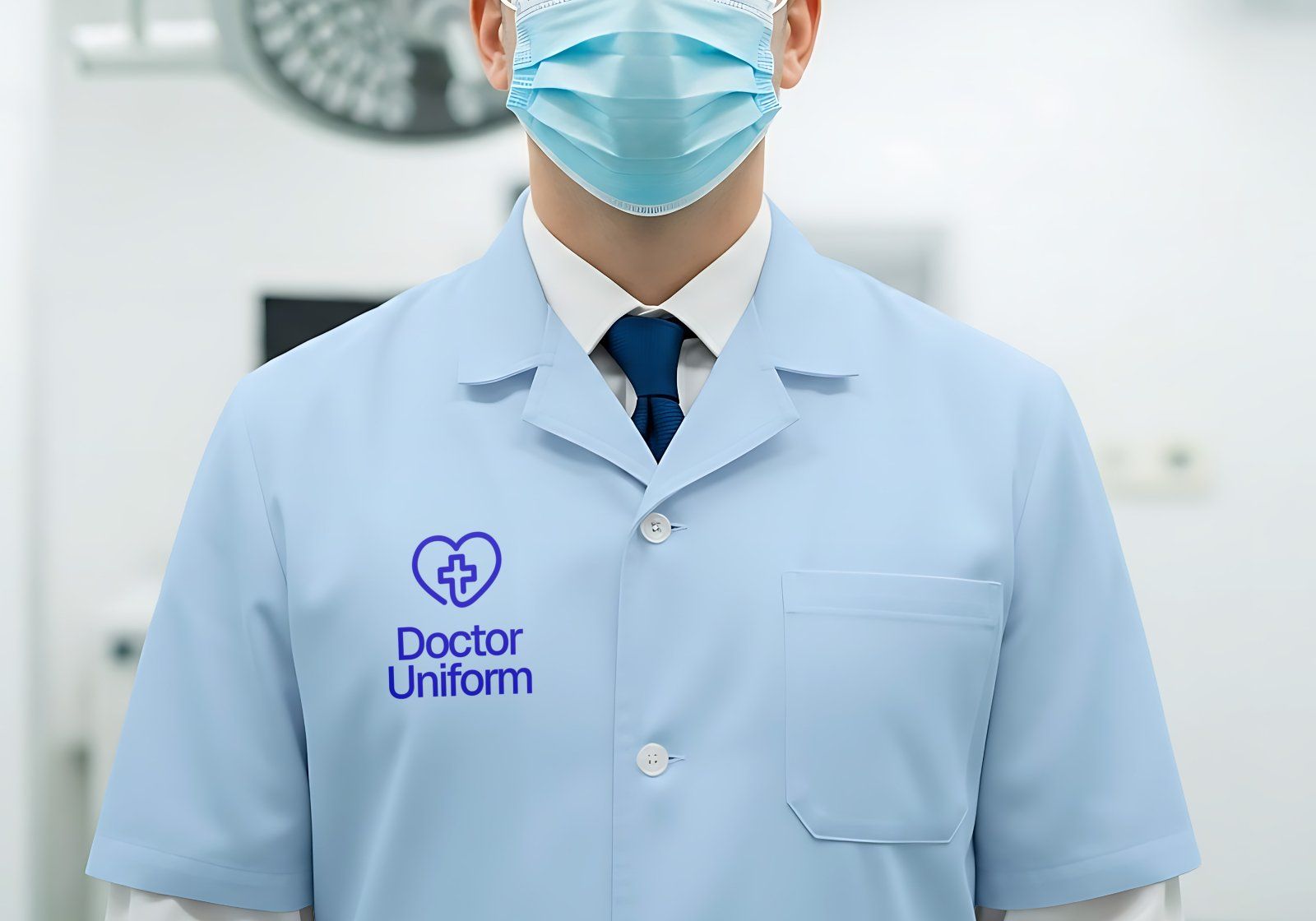 16 PSD Hospital Branding Mockup Kit – Ambulance, Nurse Uniform, Signage, Wayfinding & More