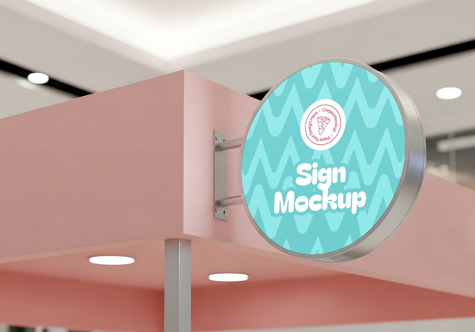 Premium Branding Crepes Mockup