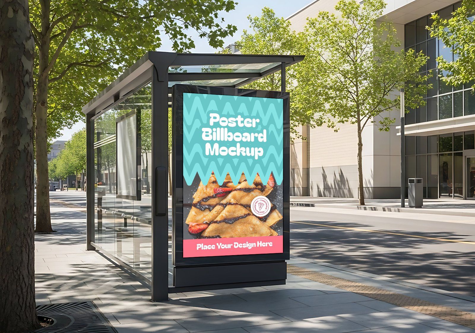 Premium Branding Crepes Mockup