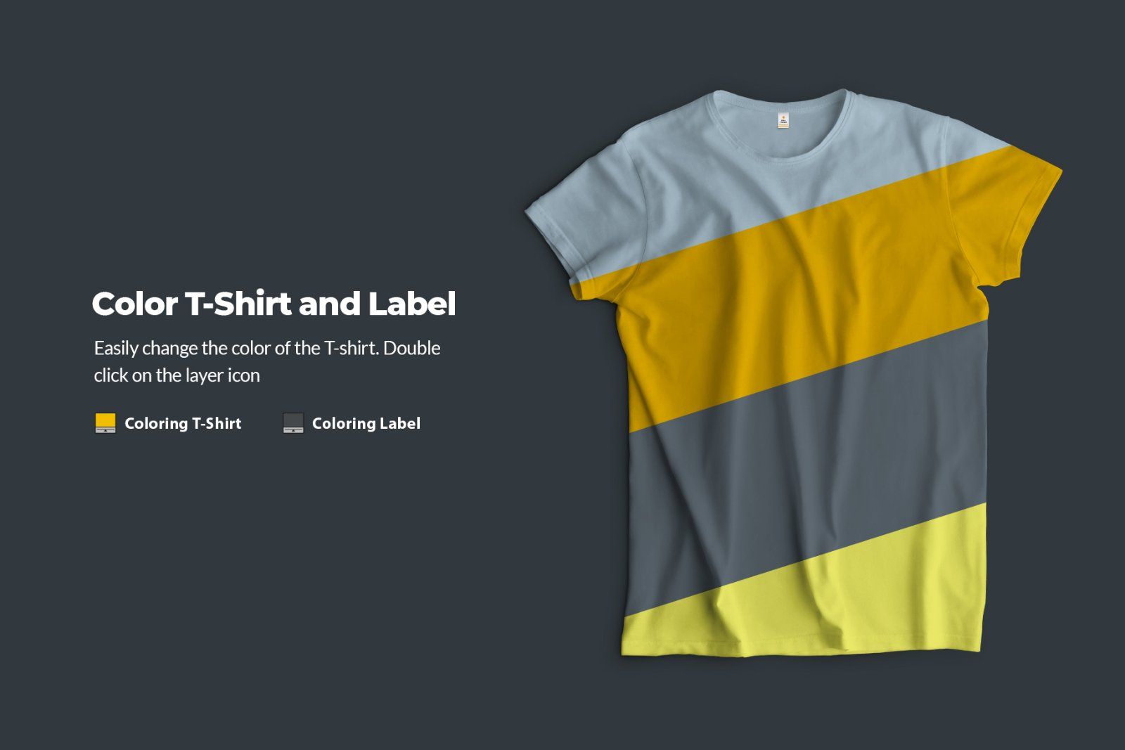 8 Mockups T-shirts With Different Angles