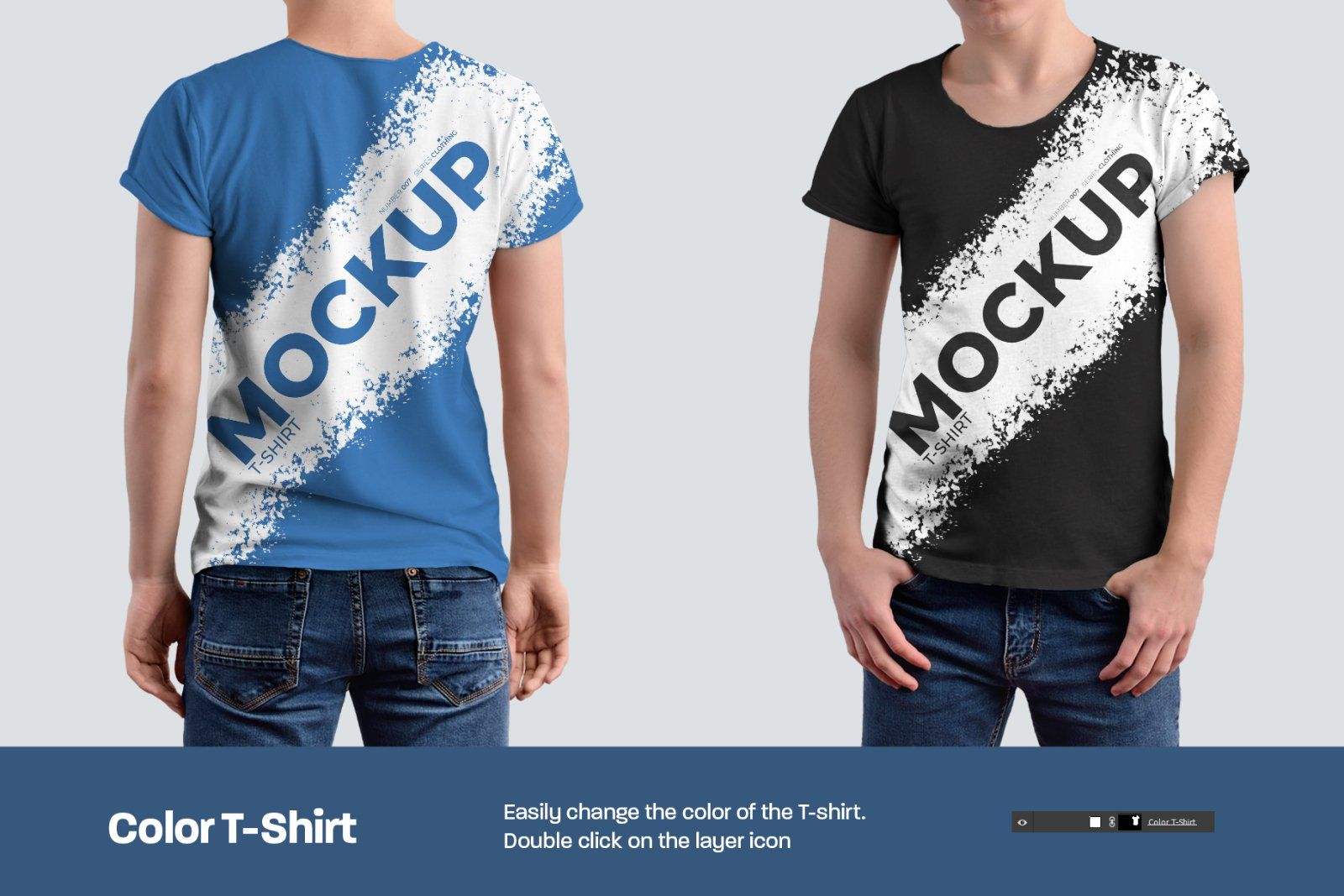 9 Round Neck T-Shirt Mockups