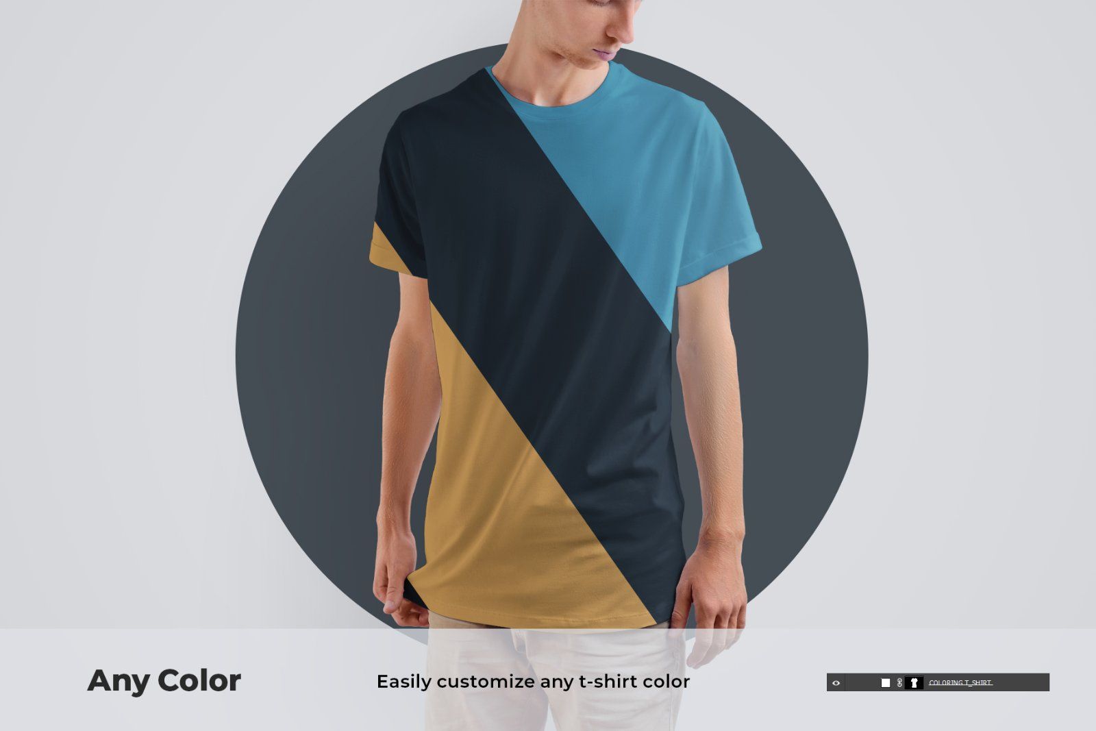 5 Mockups Long T-Shirts + 2 Mockups Packing Boxes