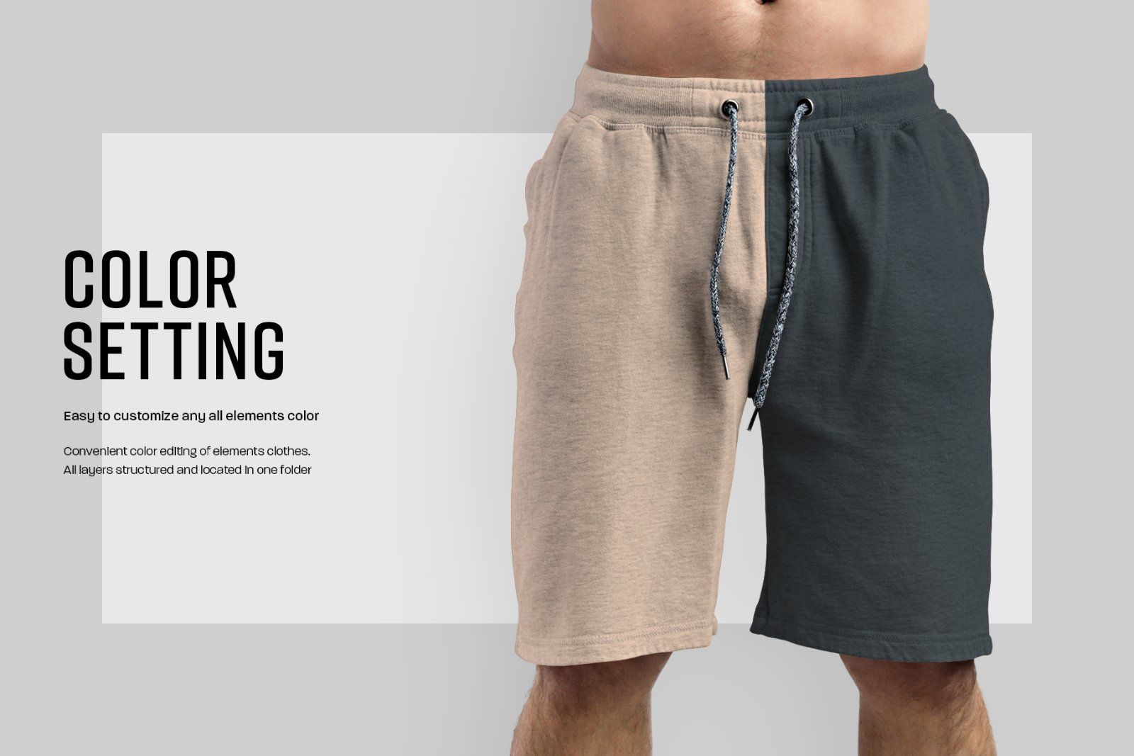 10 Mockups Athletic Shorts Man