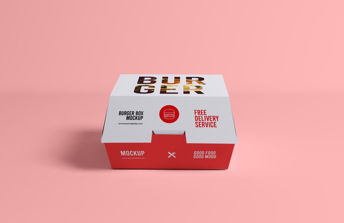 Burger Box Mockup