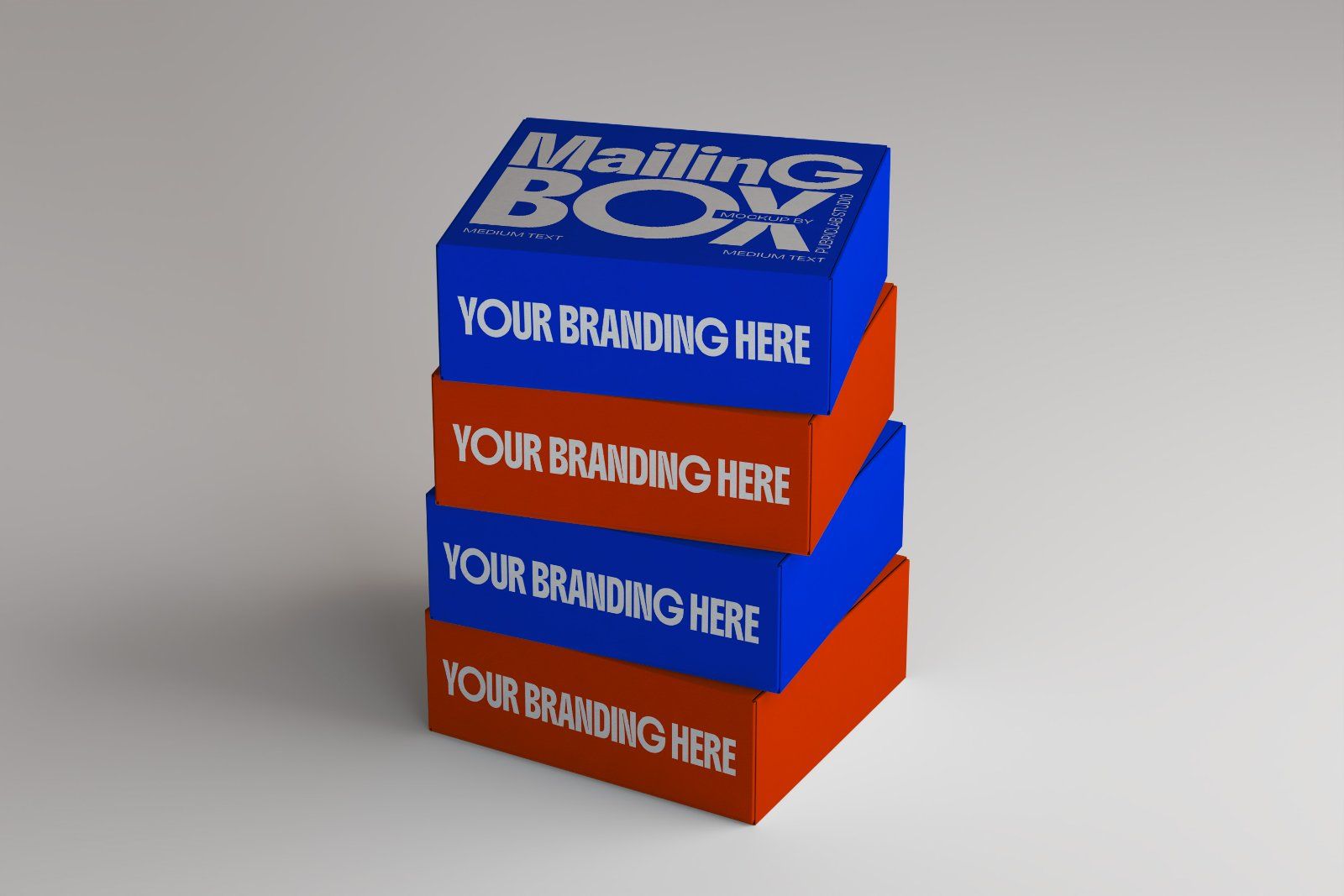 Mailing Box Mockup