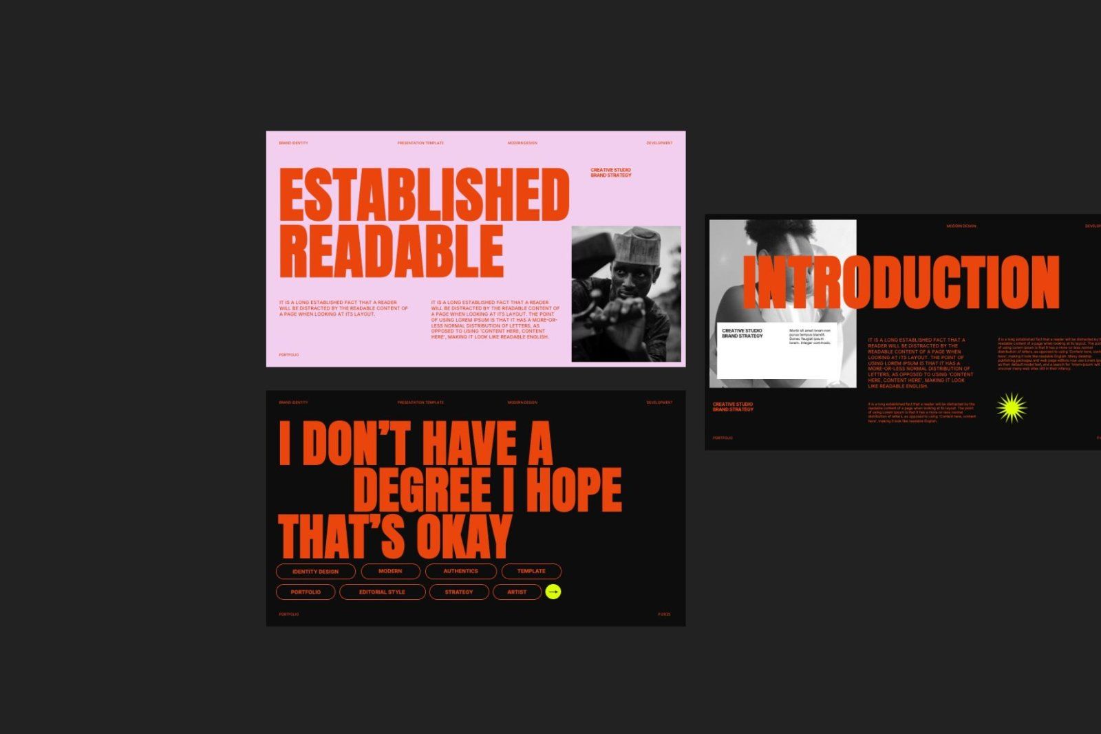 Monalisa - Brand Identity PowerPoint Template