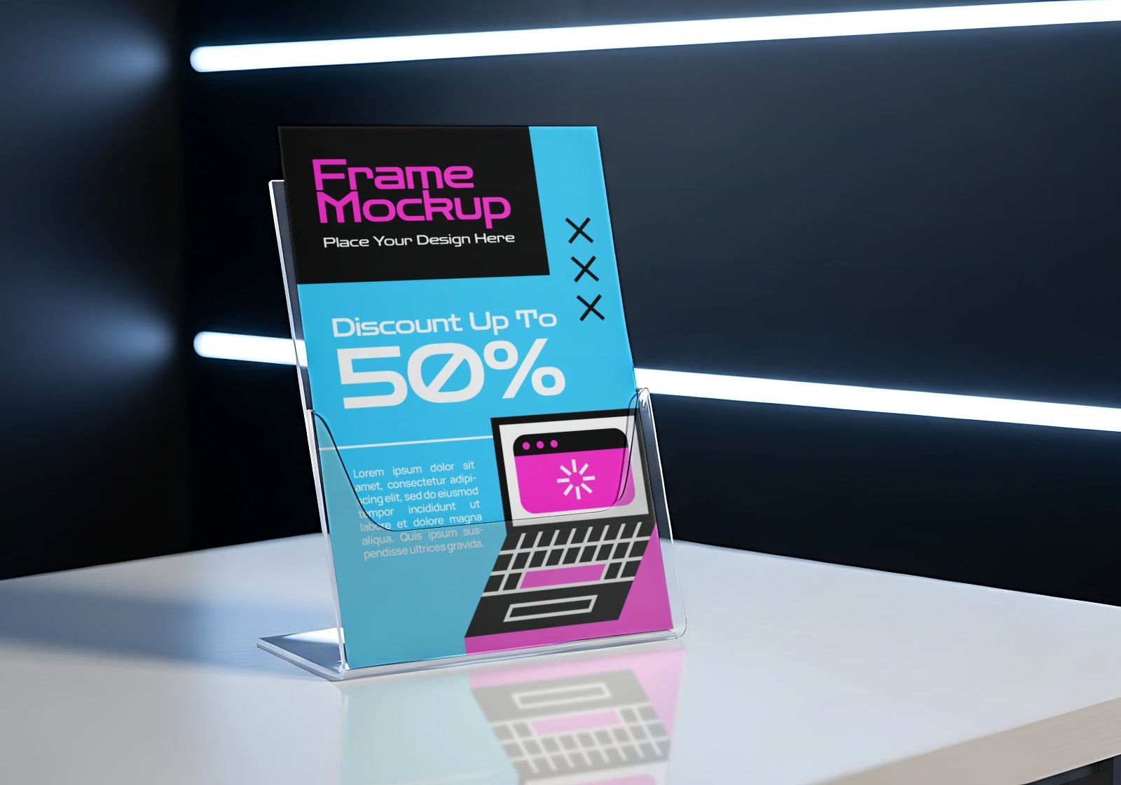 Premium Event Cyber Monday Mockup