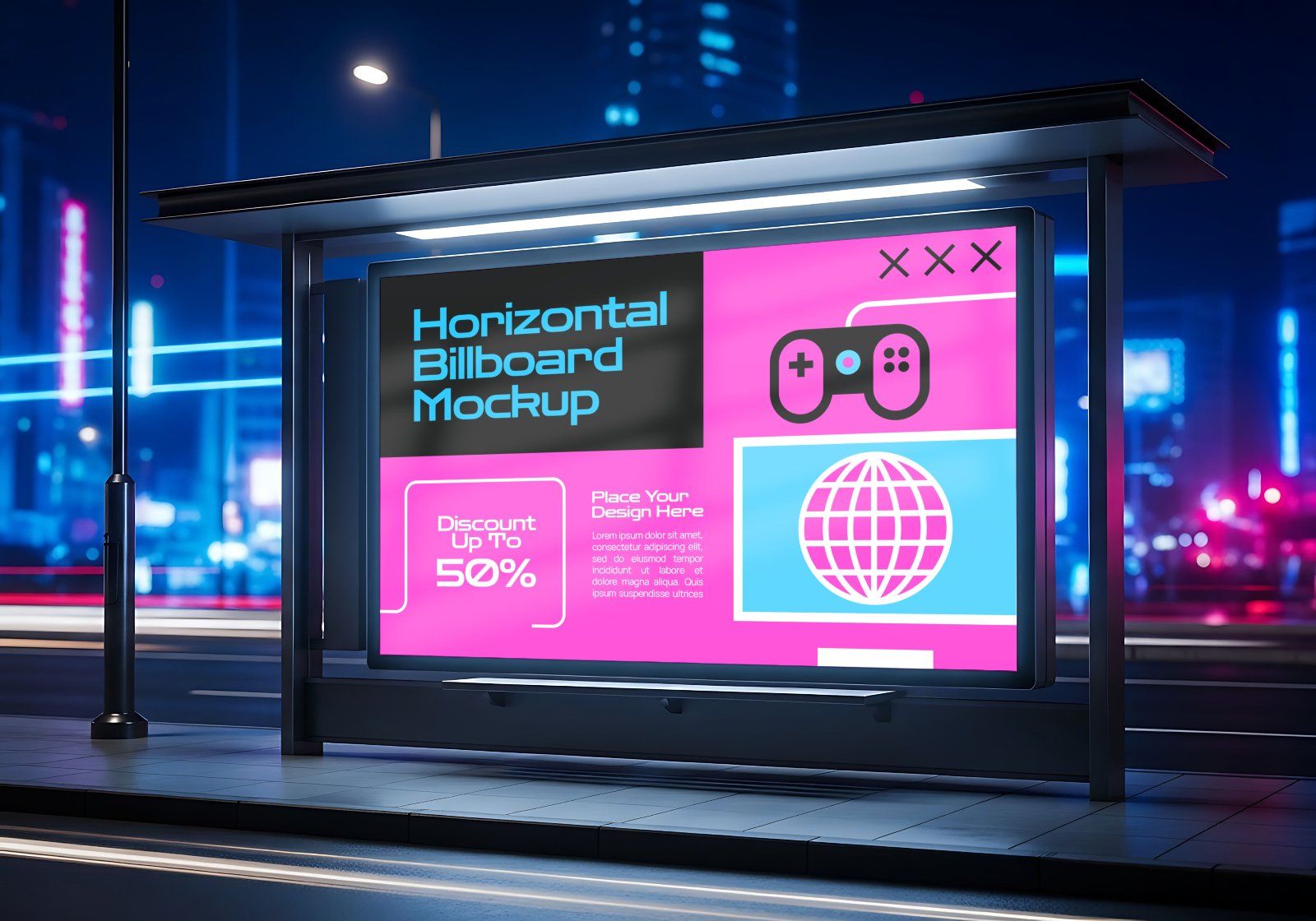 Premium Event Cyber Monday Mockup