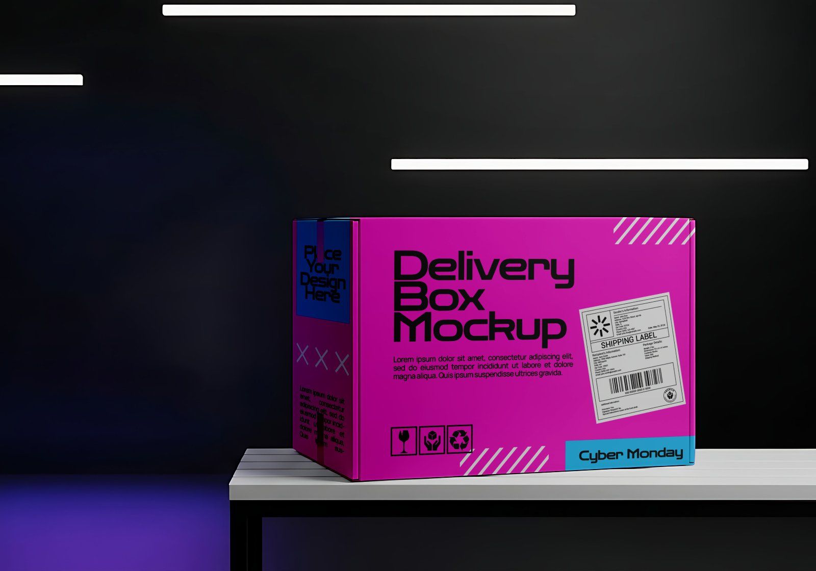 Premium Event Cyber Monday Mockup