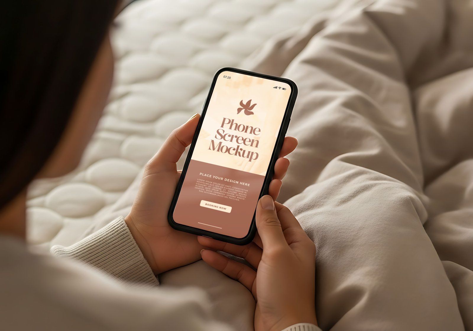 Premium Branding Massage Service Mockup
