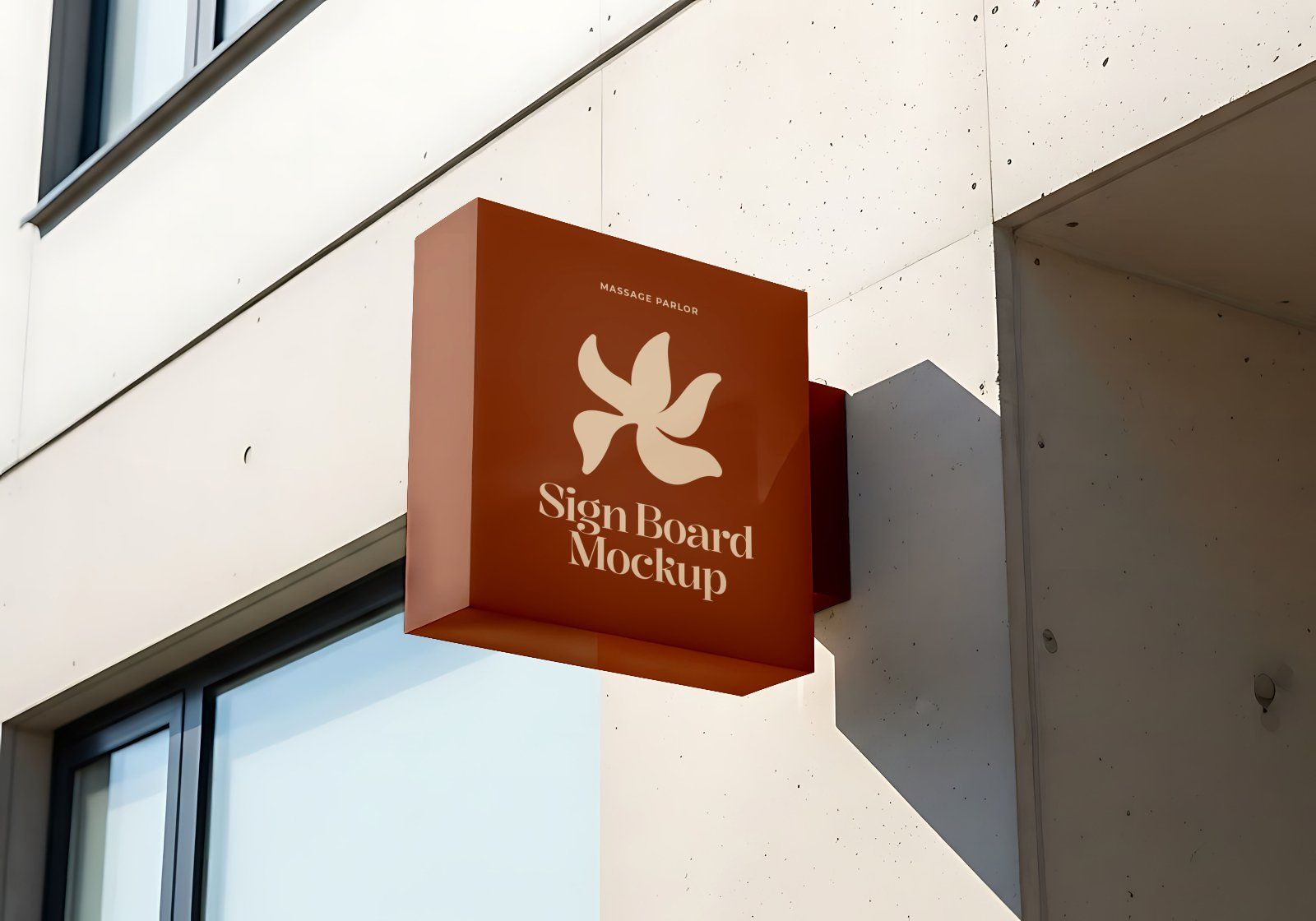 Premium Branding Massage Service Mockup