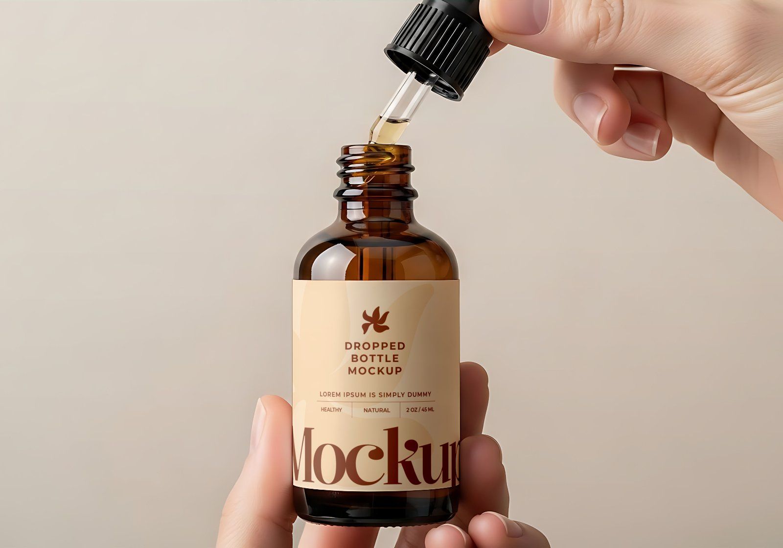 Premium Branding Massage Service Mockup