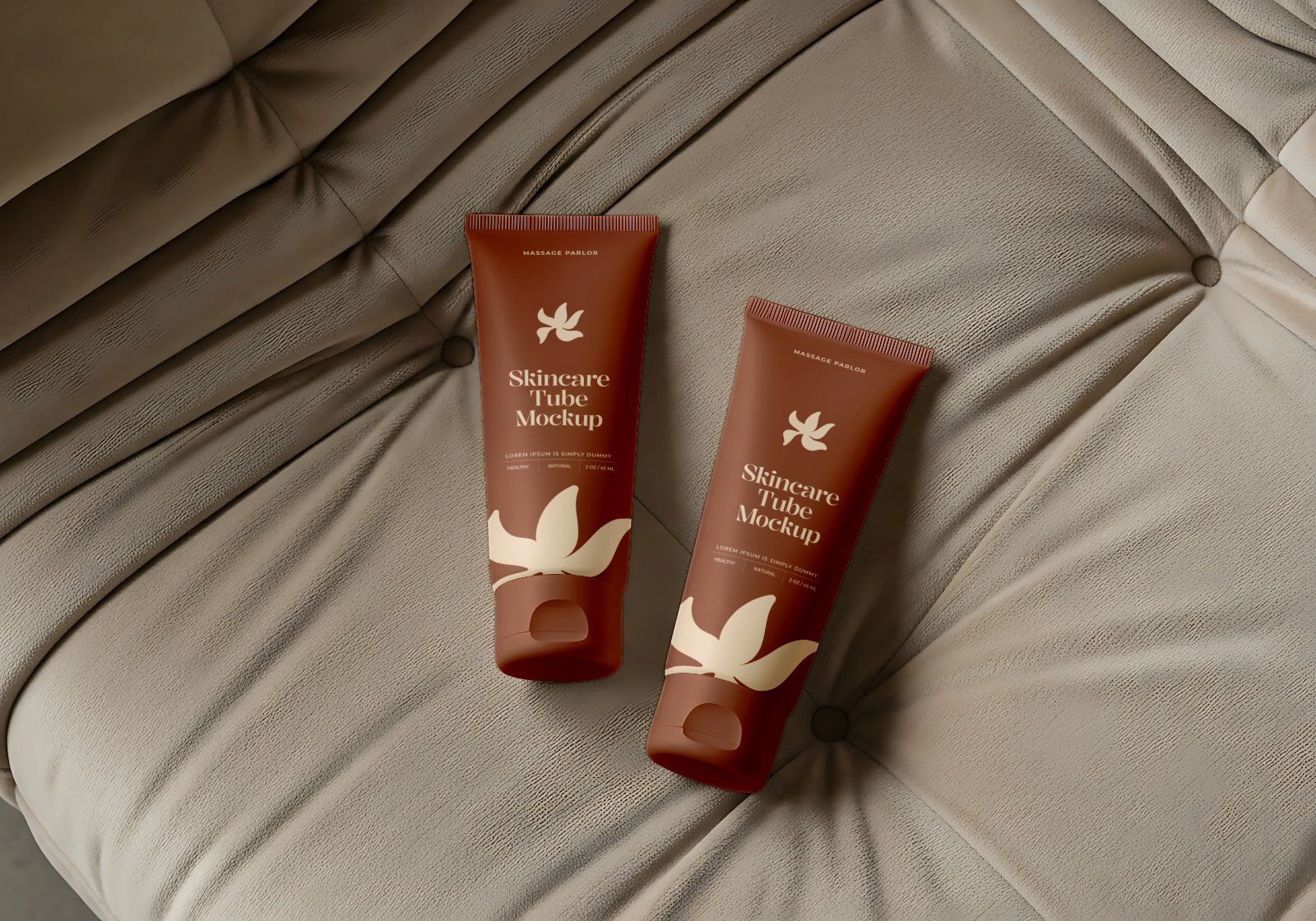 Premium Branding Massage Service Mockup