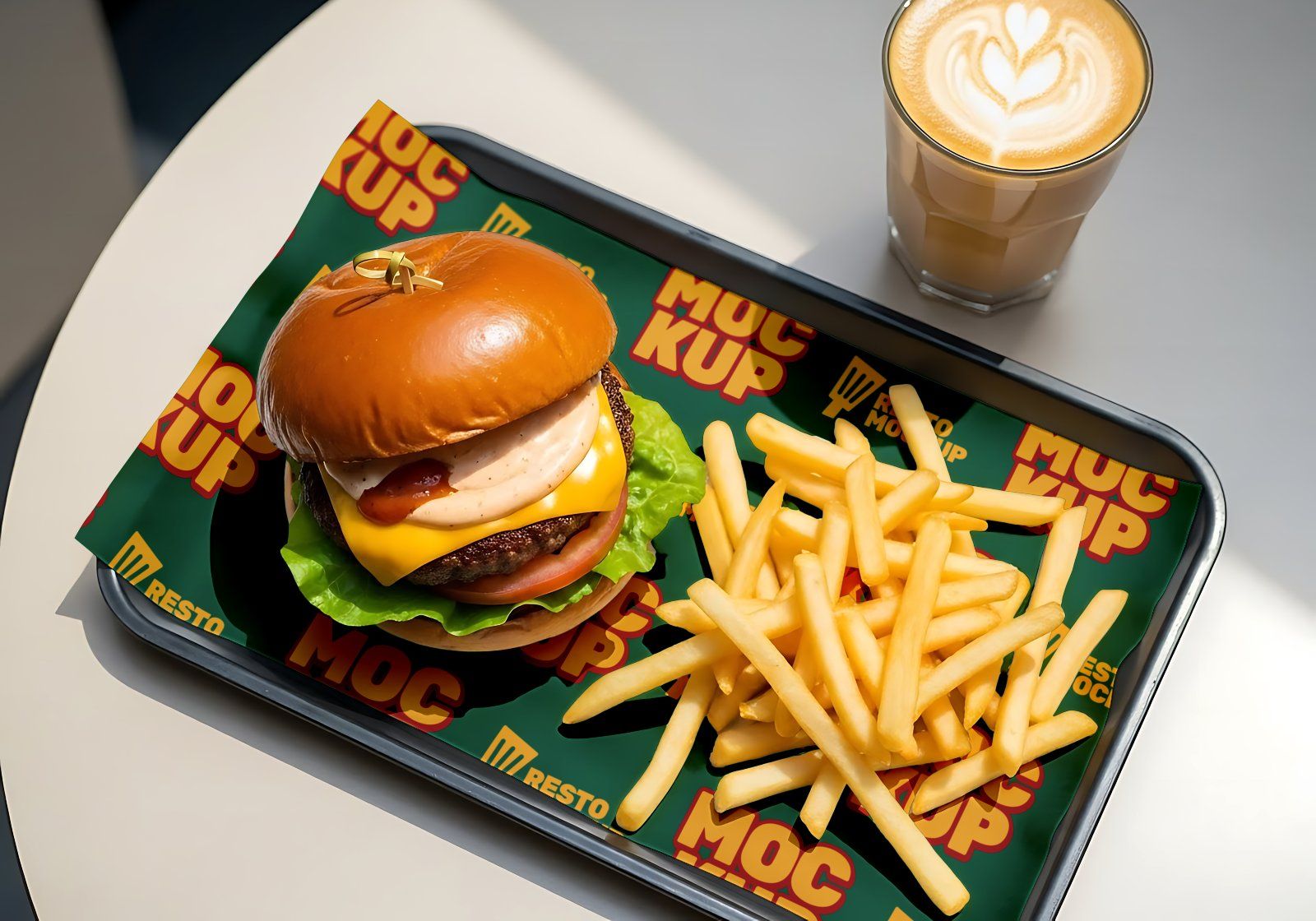 Restaurant Branding Mockup Bundle – 15 Premium PSD Mockups | Menu, Packaging, Cup & Uniform Mockups