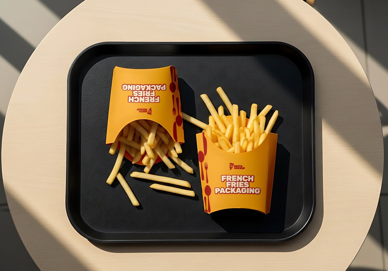 Restaurant Branding Mockup Bundle – 15 Premium PSD Mockups | Menu, Packaging, Cup & Uniform Mockups