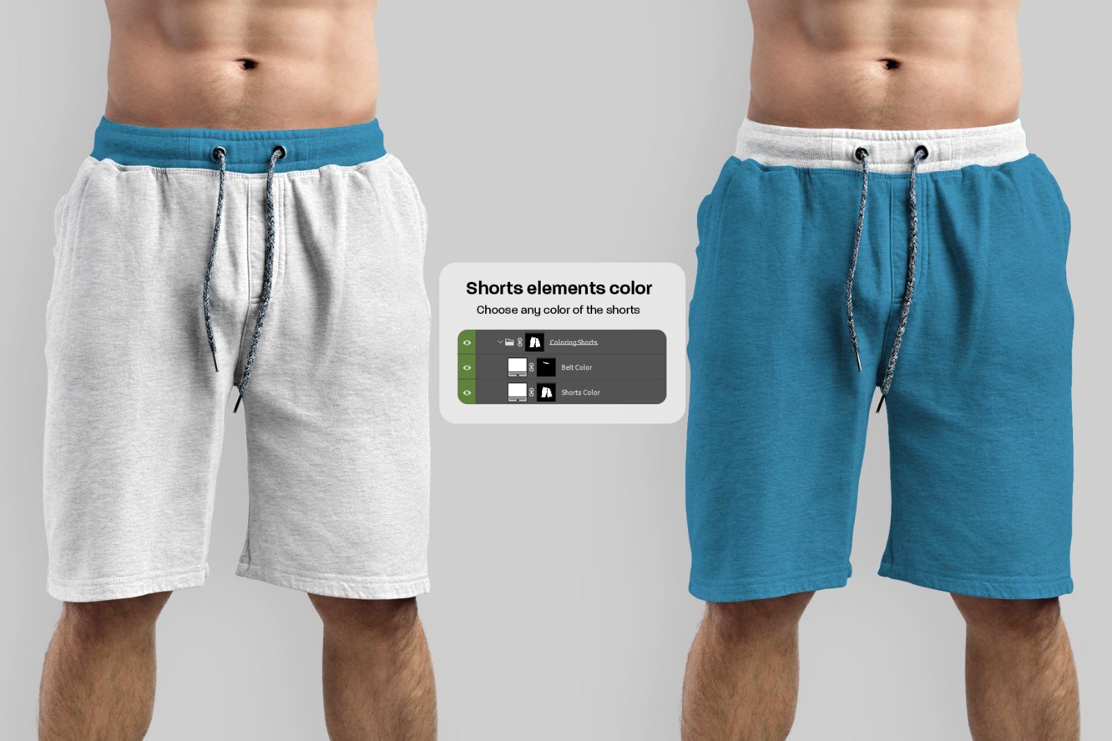 10 Mockups Athletic Shorts Man