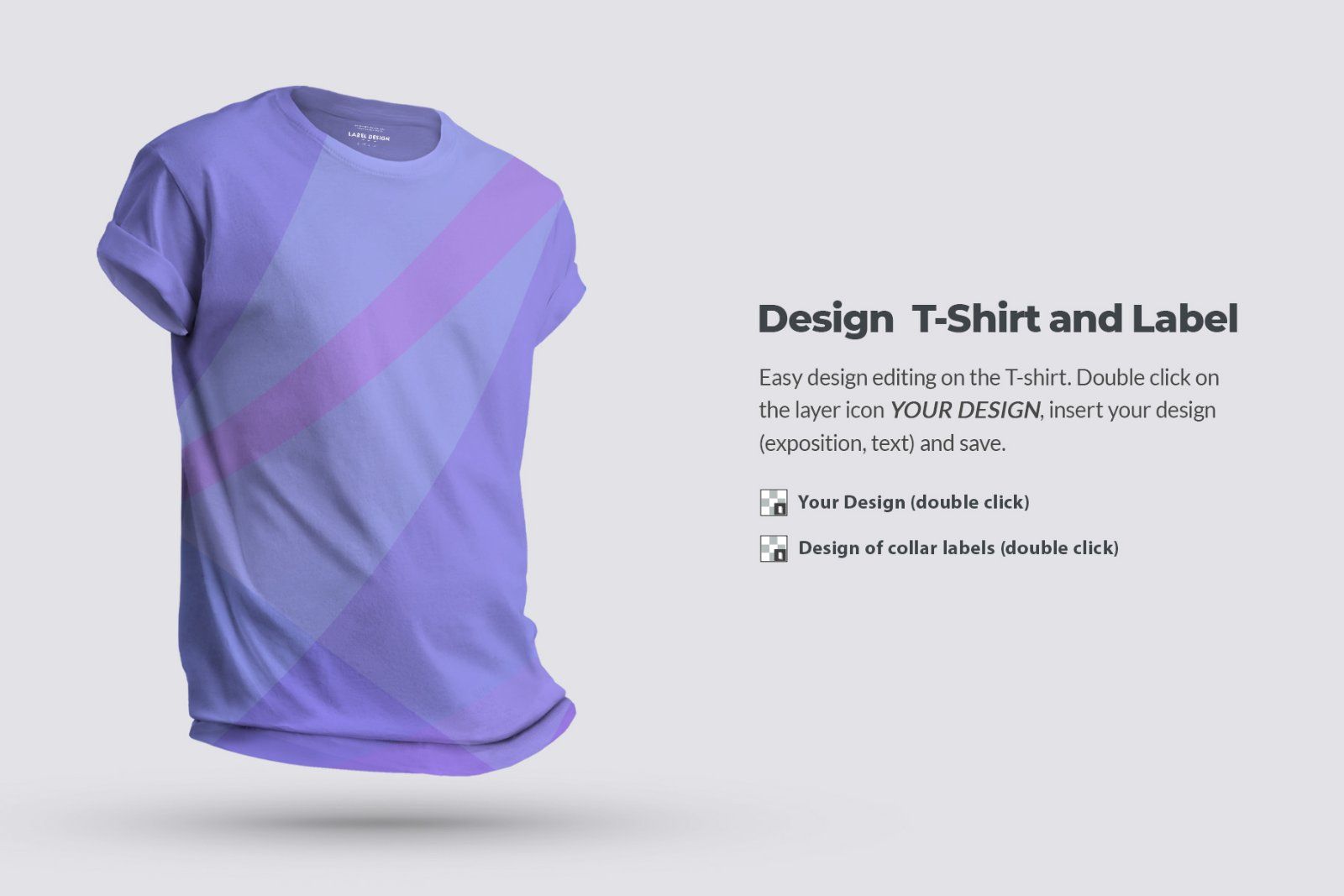 6 Mockups T-Shirts 3d Style.