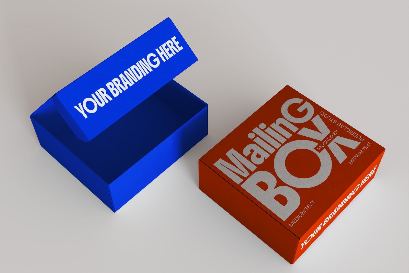 Mailing Box Mockup