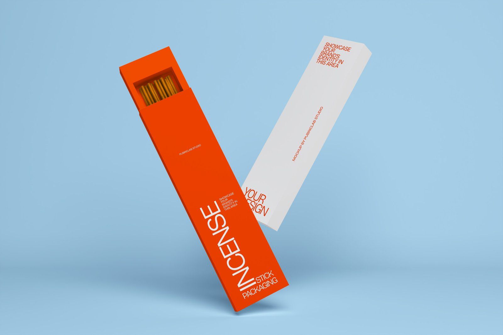 Incense Stick Packaging Mockup