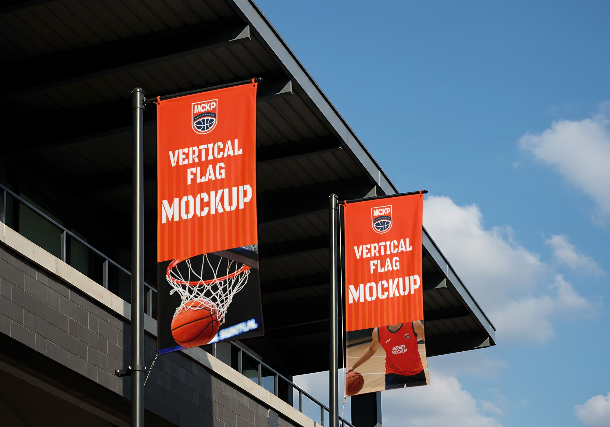 15 PSD Basketball Club Branding Mockup Kit – Jersey, Sports Bag, Poster, Flyer & More