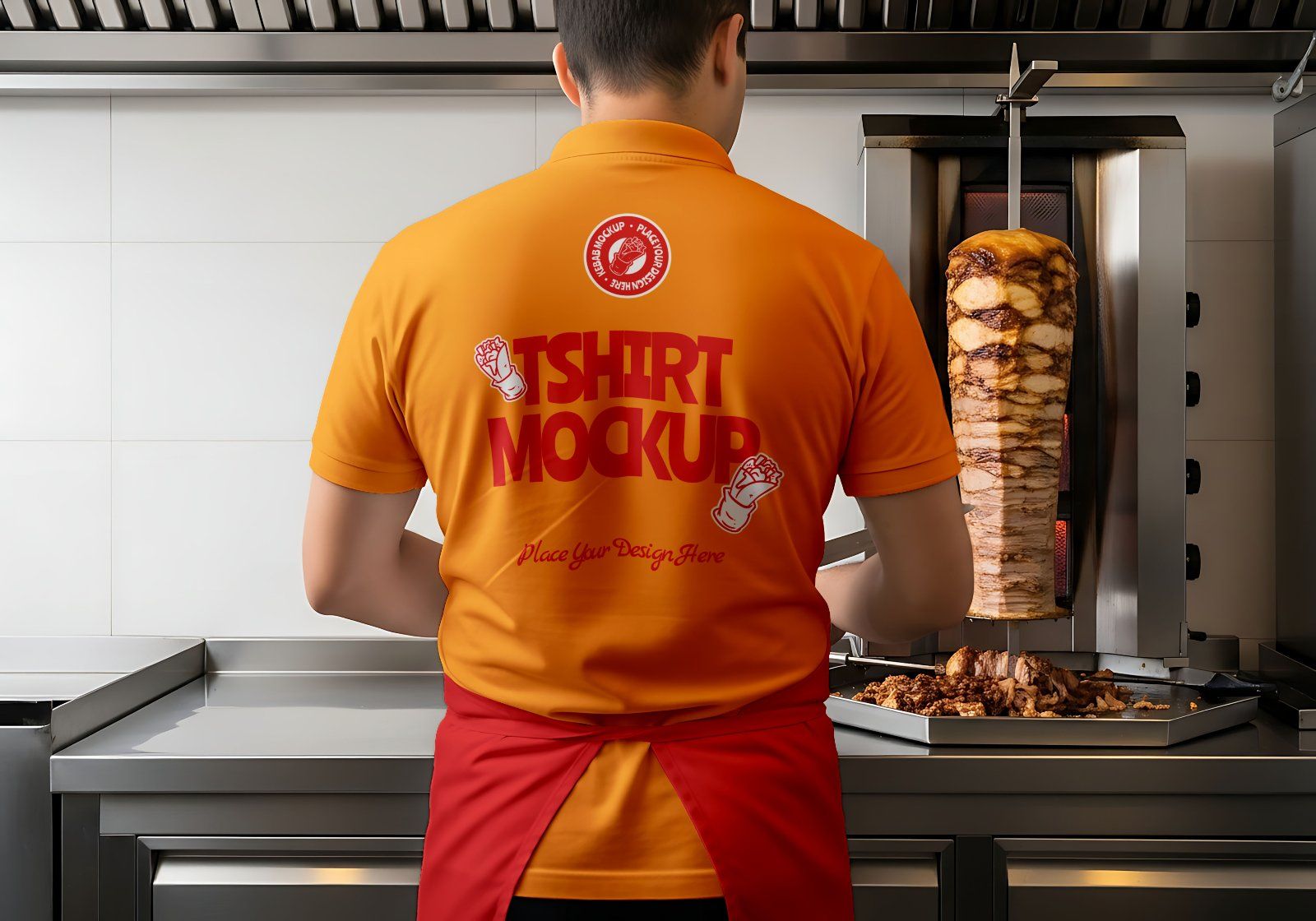 Premium Branding Kebab Mockup