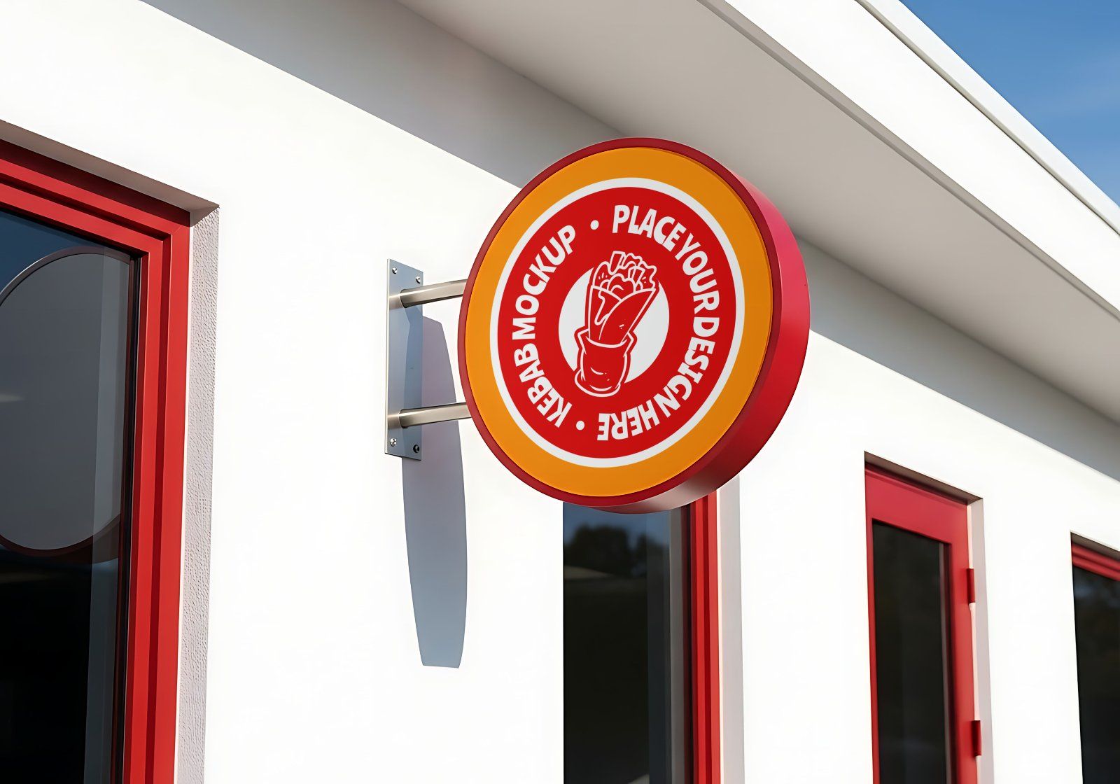 Premium Branding Kebab Mockup