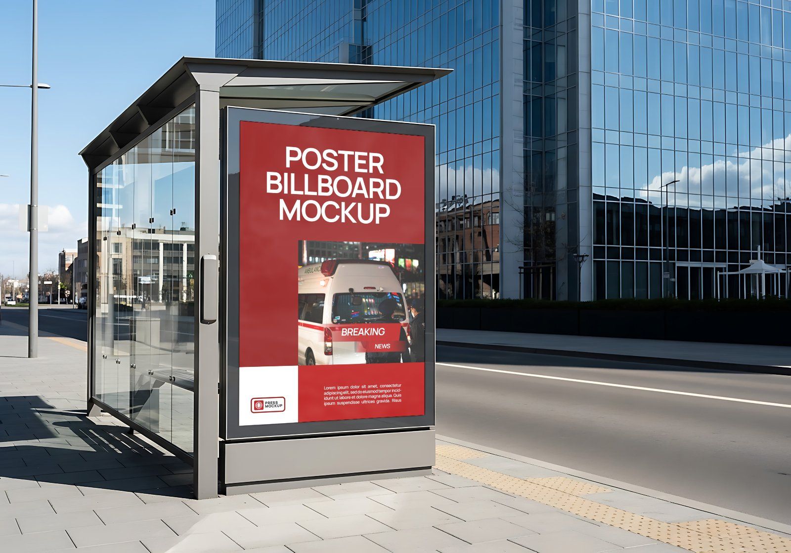 News Agency Mockup Bundle – 15 PSD Templates for Media, Press & Broadcasting Branding